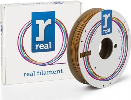 ΝΗΜΑ 3D ΕΚΤΥΠΩΤΗ PLA MATTE - 0.5KG 1.75MM - ΣΚΟΥΡΟ ΠΟΡΤΟΚΑΛΙ REAL FILAMENTS