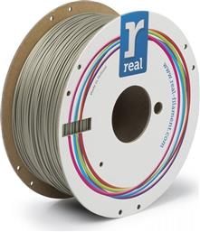 ΝΗΜΑ 3D ΕΚΤΥΠΩΤΗ PLA MATTE - 1KG 1.75MM - ΓΚΡΙ REAL FILAMENTS