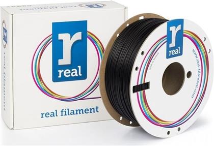 ΝΗΜΑ 3D ΕΚΤΥΠΩΤΗ PLA RECYCLED - 1KG 1.75MM - ΜΑΥΡΟ REAL FILAMENTS