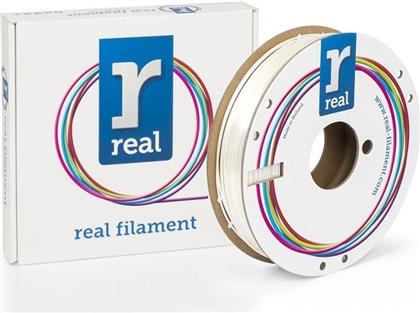 ΝΗΜΑ 3D ΕΚΤΥΠΩΤΗ PLA SATIN - 0.5KG 1.75MM - ΛΕΥΚΟ REAL FILAMENTS