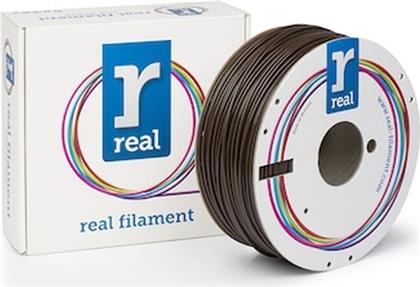REAL ABS 3D PRINTER FILAMENT - BROWN - SPOOL OF 1KG - 2.85MM REAL FILAMENTS
