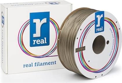 REAL ABS 3D PRINTER FILAMENT - GOLD - SPOOL OF 1KG - 1.75MM (REFABSGOLD1000MM175) REAL FILAMENTS