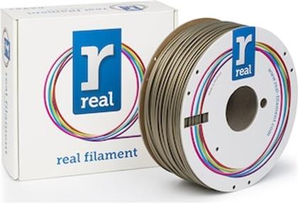 REAL ABS 3D PRINTER FILAMENT - GOLD - SPOOL OF 1KG - 2.85MM (REFABSGOLD1000MM3) REAL FILAMENTS