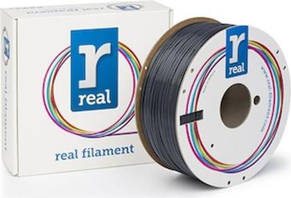 REAL ABS 3D PRINTER FILAMENT - GRAY - SPOOL OF 1KG - 1.75MM (REFABSGRAY1000MM175) REAL FILAMENTS