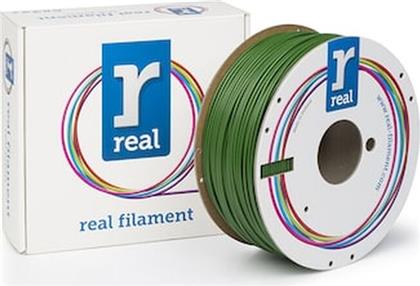 REAL ABS 3D PRINTER FILAMENT - GREEN - SPOOL OF 1KG - 2.85MM (REFABSGREEN1000MM3) REAL FILAMENTS