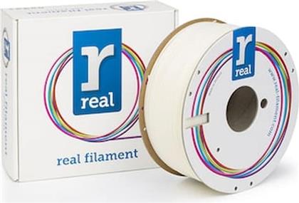 REAL ABS 3D PRINTER FILAMENT - NEUTRAL/UNCOLORED - SPOOL OF 1KG - 1.75MM (REFABSNATURAL1000MM175) REAL FILAMENTS