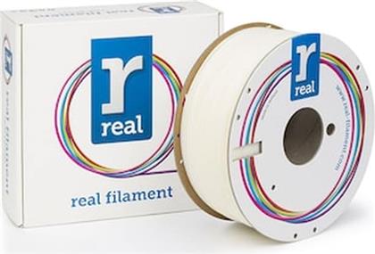 REAL ABS 3D PRINTER FILAMENT - NEUTRAL/UNCOLORED - SPOOL OF 1KG - 2.85MM (REFABSNATURAL1000MM3) REAL FILAMENTS