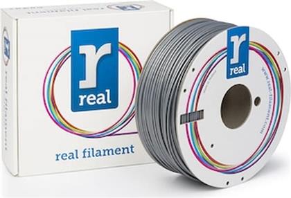 REAL ABS 3D PRINTER FILAMENT - SILVER - SPOOL OF 1KG - 2.85MM REAL FILAMENTS