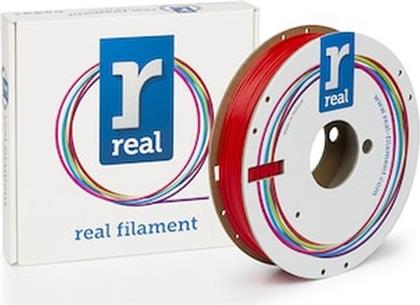 REAL PETG 3D PRINTER FILAMENT - RED - SPOOL OF 0.5KG - 1.75MM (REFPETGSRED500MM175) REAL FILAMENTS