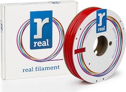 REAL PETG 3D PRINTER FILAMENT - RED - SPOOL OF 0.5KG - 2.85MM (REFPETGSRED500MM300) REAL FILAMENTS