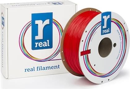 REAL PETG 3D PRINTER FILAMENT - RED - SPOOL OF 1KG - 1.75MM REAL FILAMENTS