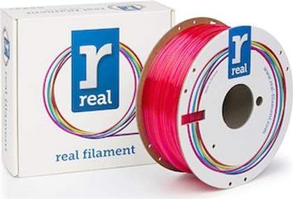 REAL PETG 3D PRINTER FILAMENT - TRANSLUCENT MAGENTA - SPOOL OF 1KG - 1.75MM REAL FILAMENTS