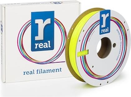 REAL PETG 3D PRINTER FILAMENT - TRANSLUCENT YELLOW - SPOOL OF 0.5KG - 1.75MM REAL FILAMENTS