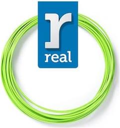 REAL PLA 3D PEN FILAMENT LIGHT GREEN ( 10 M / 1.75 MM ) (3DPFPLANGREEN10MM175) REAL FILAMENTS