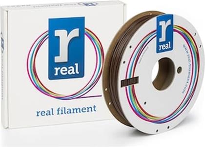 REAL PLA 3D PRINTER FILAMENT - BROWN - SPOOL OF 0.5KG - 1.75MM (REFPLABROWN500MM175) REAL FILAMENTS