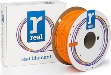 REAL PLA 3D PRINTER FILAMENT - FLUORESCENT ORANGE - SPOOL OF 1KG - 1.75MM (REFPLAFORANGE1000MM175) REAL FILAMENTS