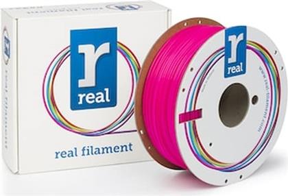 REAL PLA 3D PRINTER FILAMENT - FLUORESCENT PINK - SPOOL OF 1KG - 2.85MM REAL FILAMENTS