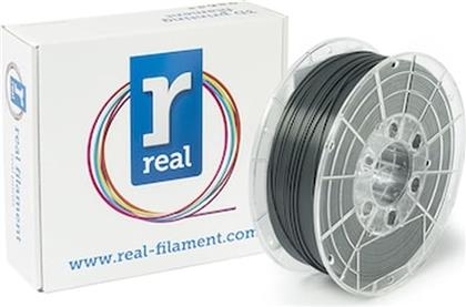 REAL PLA 3D PRINTER FILAMENT - GRAY - SPOOL OF 1KG - 1.75MM (REFPLAGRAY1000MM175) REAL FILAMENTS