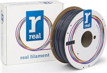 REAL PLA 3D PRINTER FILAMENT - GRAY - SPOOL OF 1KG - 2.85MM (REFPLAGRAY1000MM3) REAL FILAMENTS