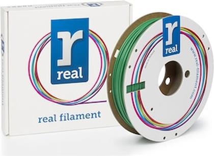 REAL PLA 3D PRINTER FILAMENT - GREEN - SPOOL OF 0.5KG - 2.85MM (REFPLAGREEN500MM3) REAL FILAMENTS