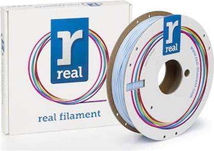 REAL PLA 3D PRINTER FILAMENT - LIGHT BLUE - SPOOL OF 0.5KG - 1.75MM REAL FILAMENTS