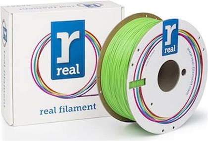 REAL PLA 3D PRINTER FILAMENT - NUCLEAR GREEN - SPOOL OF 1KG - 1.75MM (REFPLANGREEN1000MM175) REAL FILAMENTS