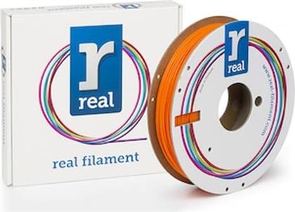 REAL PLA 3D PRINTER FILAMENT - ORANGE - SPOOL OF 0.5KG - 1.75MM REAL FILAMENTS