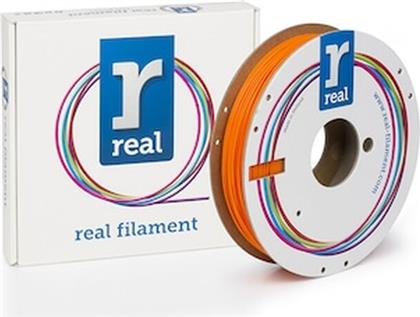 REAL PLA 3D PRINTER FILAMENT - ORANGE - SPOOL OF 0.5KG - 1.75MM (REFPLAORANGE500MM175) REAL FILAMENTS