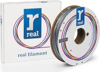 REAL PLA 3D PRINTER FILAMENT - SILVER - SPOOL OF 0.5KG - 2.85MM REAL FILAMENTS