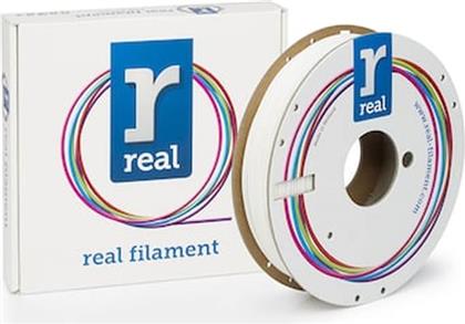 REAL PLA 3D PRINTER FILAMENT - WHITE - SPOOL OF 0.5KG - 1.75MM (REFPLAWHITE500MM175) REAL FILAMENTS