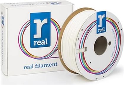 REAL PLA 3D PRINTER FILAMENT - WHITE - SPOOL OF 1KG - 2.85MM REAL FILAMENTS