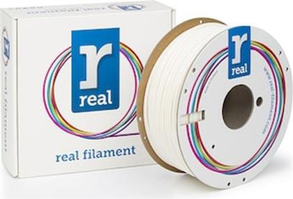 REAL PLA 3D PRINTER FILAMENT - WHITE - SPOOL OF 1KG - 2.85MM (REFPLAWHITE1000MM3) REAL FILAMENTS