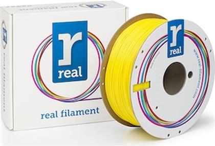 REAL PLA 3D PRINTER FILAMENT - YELLOW - SPOOL OF 1KG - 1.75MM (REFPLAYELLOW1000MM175) REAL FILAMENTS