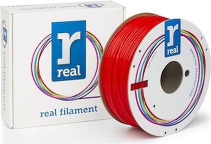 REAL PLA 3D PRINTER FILAMENT - RED - SPOOL OF 1KG - 2.85MM (REFPLARED1000MM3)