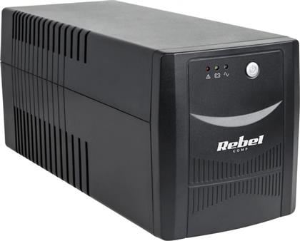 UPS MICROPOWER 1000 OFFLINE 1000VA 600W ΜΑΥΡΟ REBEL