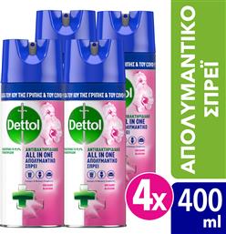 ΑΠΟΛΥΜΑΝΤΙΚΟ ΣΠΡΕΙ ORCHARD BLOSSOM (4X400 ML) DETTOL