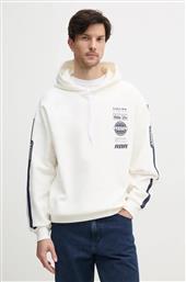 ΜΠΛΟΥΖΑ LOGO STACK HOODY ΧΡΩΜΑ: ΜΠΕΖ, ΜΕ ΚΟΥΚΟΥΛΑ, RM580013 PEPE JEANS