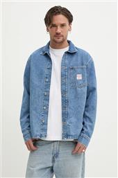 ΤΖΙΝ ΜΠΟΥΦΑΝ DENIM SHIRT ΧΡΩΜΑ: ΜΠΛΕ, RM300005R17 PEPE JEANS