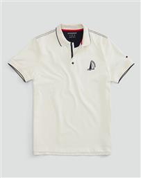 POLO Κ.Μ. CHARLES RG-31-151912307-0200 OFFWHITE REDGREEN