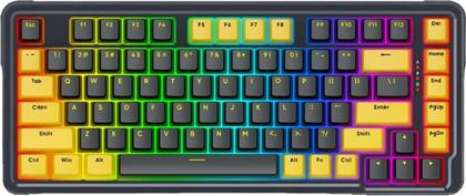 ELF K649YP GAMING ΜΗΧΑΝΙΚΟ ΕΝΣΥΡΜΑΤΟ USB ΠΛΗΚΤΡΟΛΟΓΙΟ RGB ΜΑΥΡΟ (US) REDRAGON