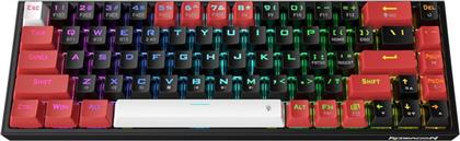 GAMING ΠΛΗΚΤΡΟΛΟΓΙΟ K631 BRW ΑΣΥΡΜΑΤΟ ΜΗΧΑΝΙΚΟ RGB - BLACK REDRAGON