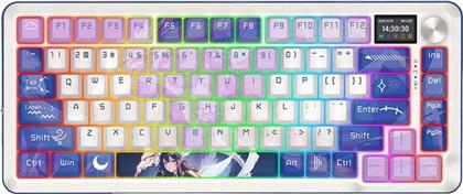 K708AK GAMING ΜΗΧΑΝΙΚΟ ΕΝΣΥΡΜΑΤΟ;ΑΣΥΡΜΑΤΟ 2.4 GHZ;USB;BLUETOOTH ΠΛΗΚΤΡΟΛΟΓΙΟ RGB ΠΟΛΥΧΡΩΜΟ (US) REDRAGON