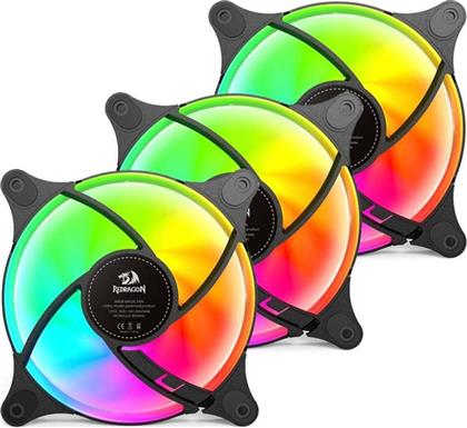 ΣΕΤ ΑΝΕΜΙΣΤΗΡΩΝ GC-F013 RGB 120MM REDRAGON