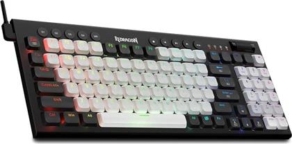 SION K653 GAMING ΜΗΧΑΝΙΚΟ ΕΝΣΥΡΜΑΤΟ USB ΠΛΗΚΤΡΟΛΟΓΙΟ RGB ΜΑΥΡΟ (US) REDRAGON
