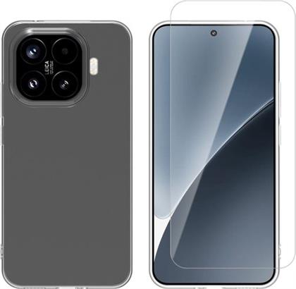 ΧIAOMI 15T PRO TPU CASE & TEMPERED GLASS ΣΕΤ - ΘΗΚΗ ΚΙΝΗΤΟΥ & ΠΡΟΣΤΑΤΕΥΤΙΚΟ ΟΘΟΝΗΣ REDSHIELD