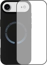 IPHONE 17 AIR MAGSAFE SILICONE CASE & FULL FACE GLASS BLACK ΘΗΚΗ ΚΙΝΗΤΟΥ & ΠΡΟΣΤΑΤΕΥΤΙΚΟ ΟΘΟΝΗΣ REDSHIELD