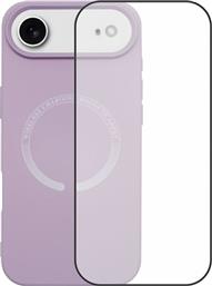 IPHONE 17 AIR MAGSAFE SILICONE CASE & FULL FACE GLASS PURPLE SET ΘΗΚΗ ΚΙΝΗΤΟΥ & ΠΡΟΣΤΑΤΕΥΤΙΚΟ ΟΘΟΝΗΣ REDSHIELD