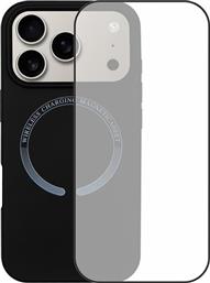 IPHONE 17 PRO MAGSAFE SILICONE CASE & FULL FACE GLASS BLACK ΘΗΚΗ ΚΙΝΗΤΟΥ & ΠΡΟΣΤΑΤΕΥΤΙΚΟ ΟΘΟΝΗΣ REDSHIELD