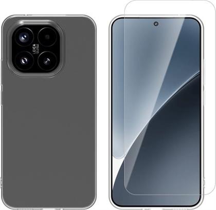 XIAOMI 15T TPU & TEMPERED GLASS ΣΕΤ ΘΗΚΗ ΚΙΝΗΤΟΥ & ΠΡΟΣΤΑΤΕΥΤΙΚΟ ΟΘΟΝΗΣ REDSHIELD