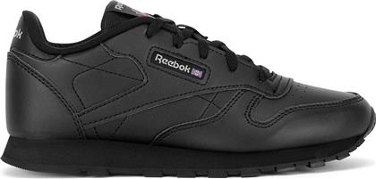 ΑΘΛΗΤΙΚΑ CLASSIC LEATHER 100000116 ΜΑΥΡΟ REEBOK